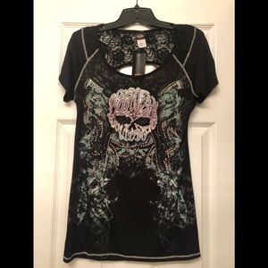 Women’s Harley Davidson Short-Sleeve Shirt— Medium